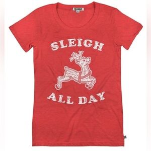 Tipsy Elves WOMEN'S SLEIGH ALL DAY TEE size large NWT